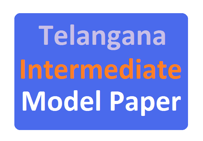 TS Inter Model Paper 2020 